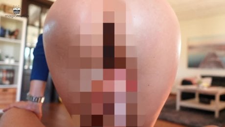 You can't handle my super tight reverse cowgirl pussy & cum very quickly