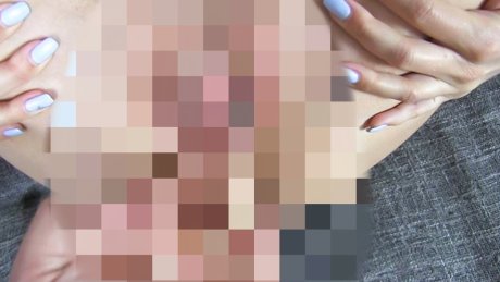 Creampie pussy explodes! Fingered violently to the climax!