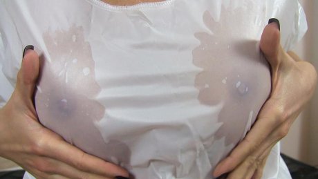 Kinky oil action in a PVC suit! 2