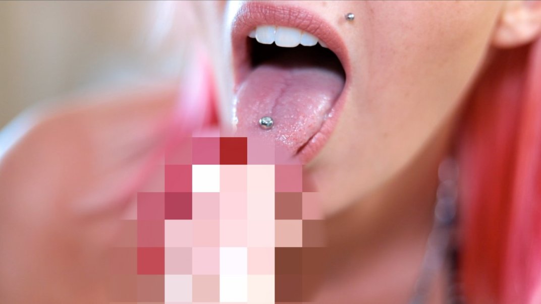 My tongue piercing ensures a squirting guarantee! POV
