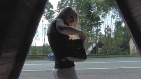 Für 10 Euro an der Bundesstraße GEFICKT!!